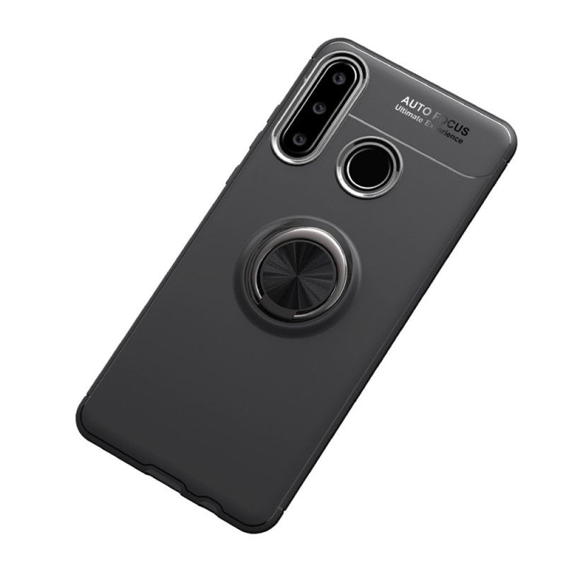 Hülle Huawei P40 Lite E / Y7p Schwarz Drehring