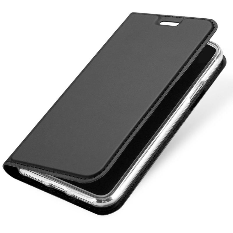 Flip Case iPhone X Schwarz Harmonisch