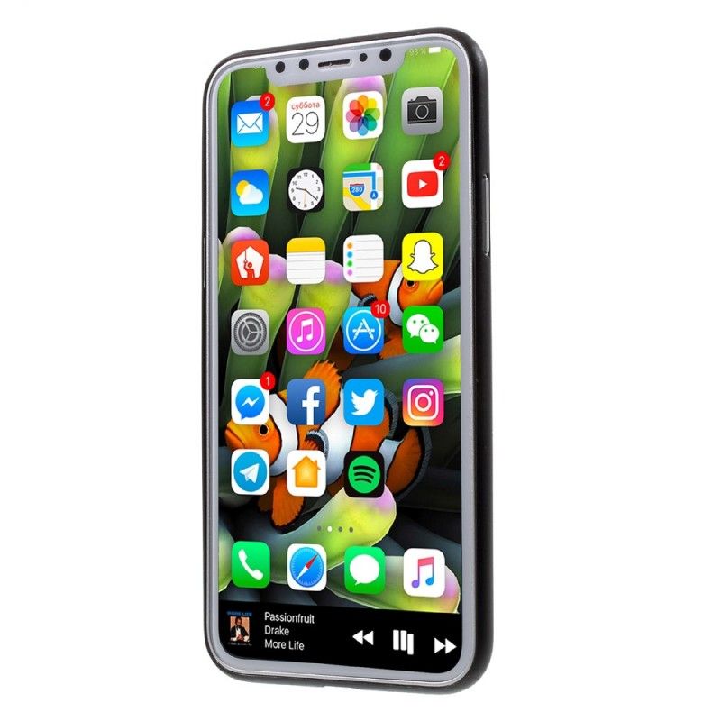 Hülle iPhone X Handyhülle Kunstleder-G-Etui