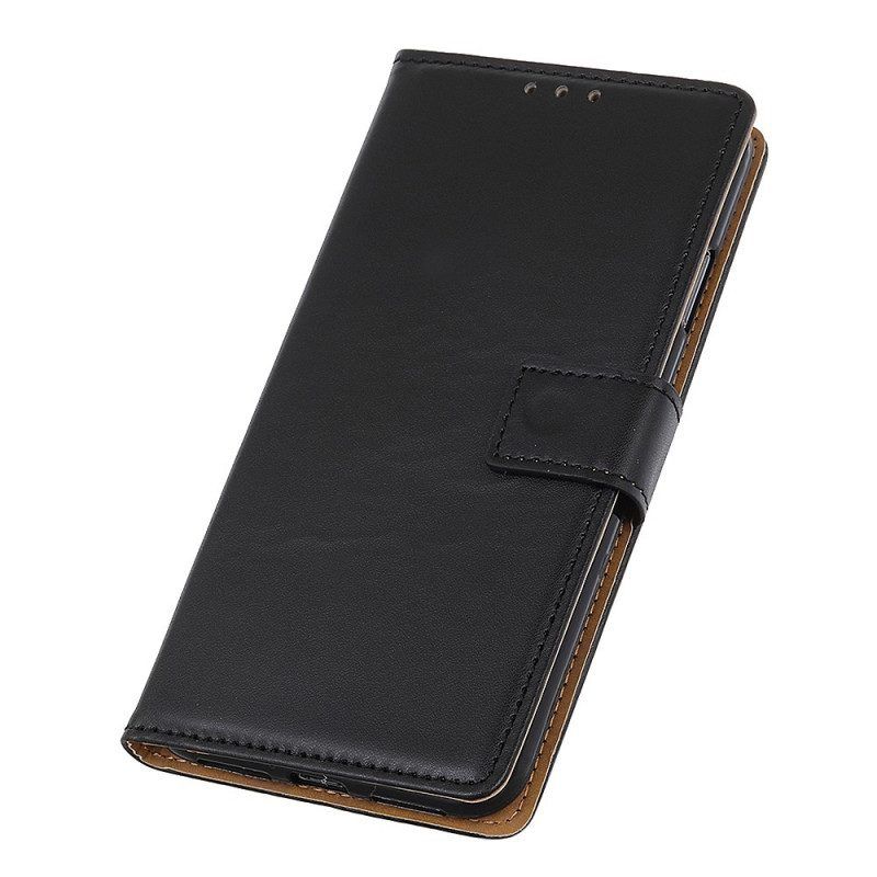 Flip Case Für Xiaomi Redmi Note 11 / 11S Schlichtes Kunstleder