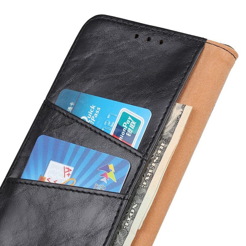 Flip Case Für Xiaomi Redmi Note 11 / 11S Flip Case Texturierte Magnetische Klappe