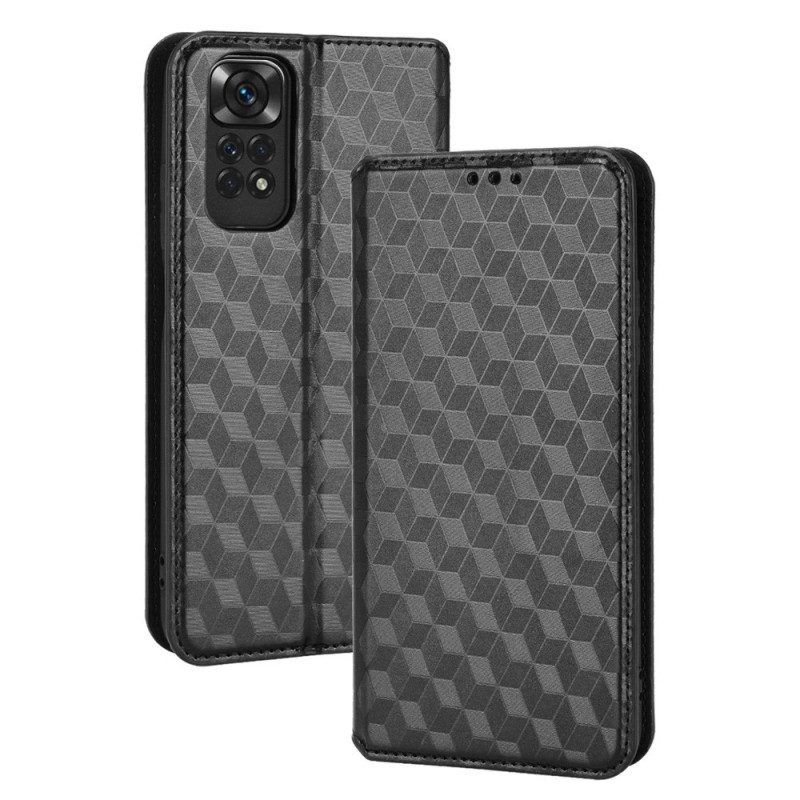 Schutzhülle Für Xiaomi Redmi Note 11 / 11S Flip Case 3d-diamant-ledereffekt