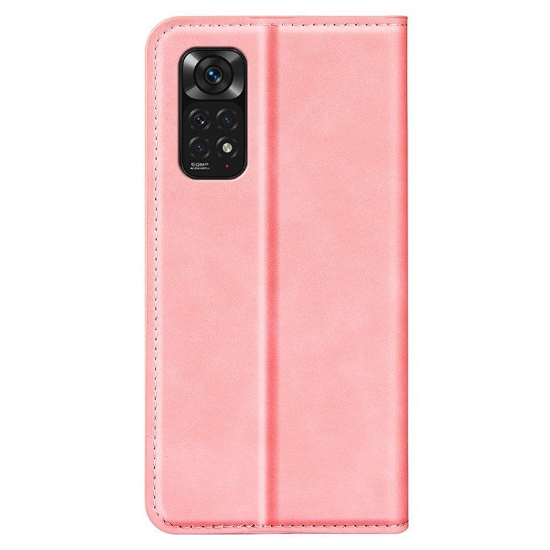 Schutzhülle Für Xiaomi Redmi Note 11 / 11S Flip Case Ledereffekt