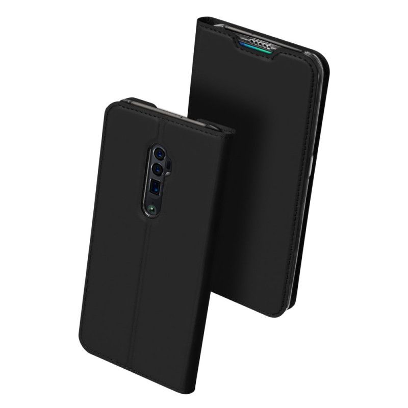 Flip Case Oppo Reno 10x Zoom Dunkelblau Pro-Dux-Ducis-Haut