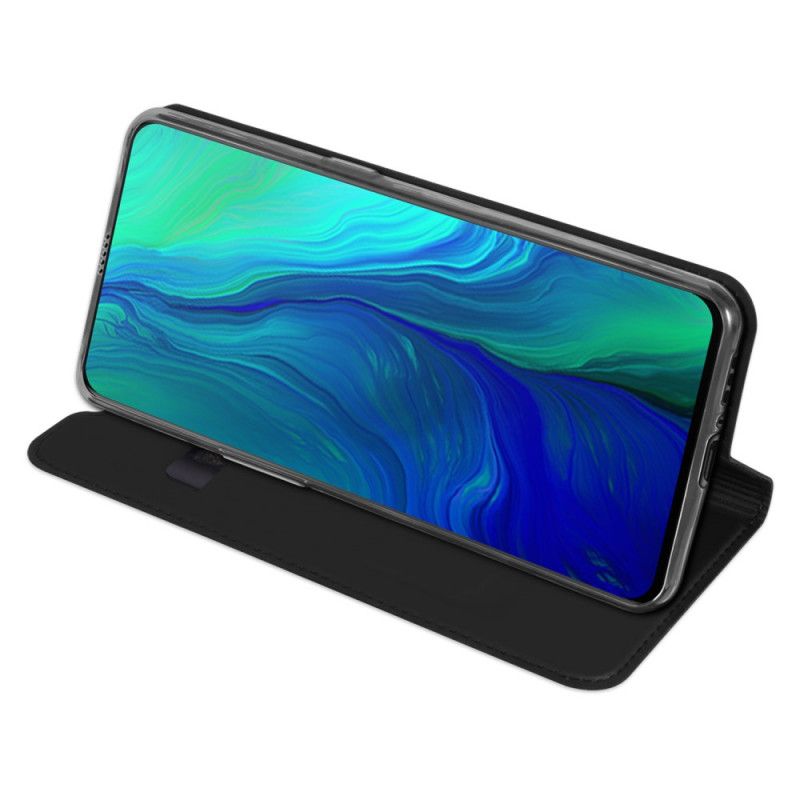 Flip Case Oppo Reno 10x Zoom Dunkelblau Pro-Dux-Ducis-Haut