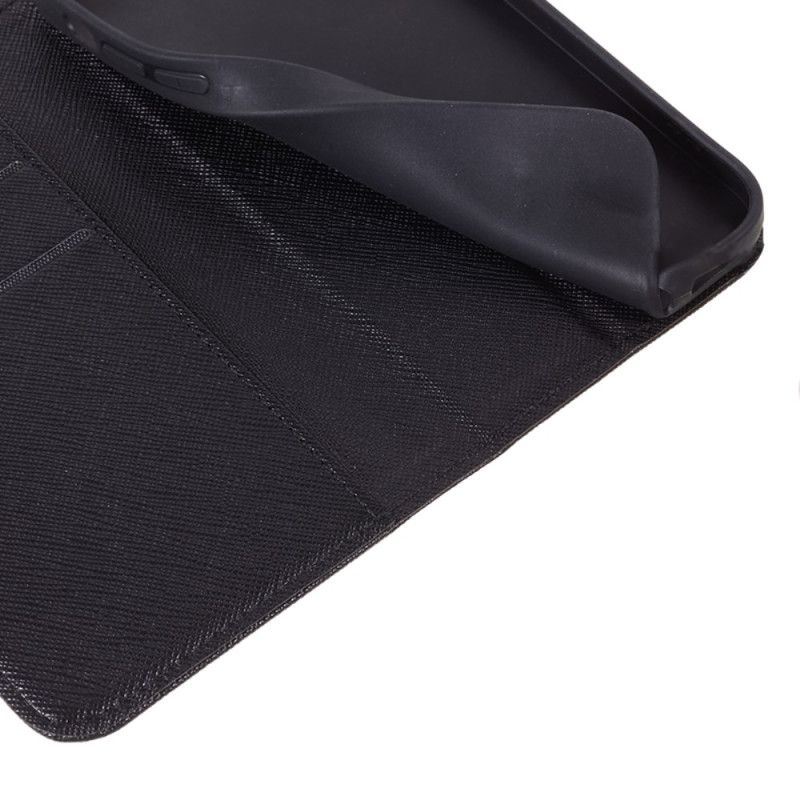 Flip Case Für Oneplus 12 5g Kreuztextur