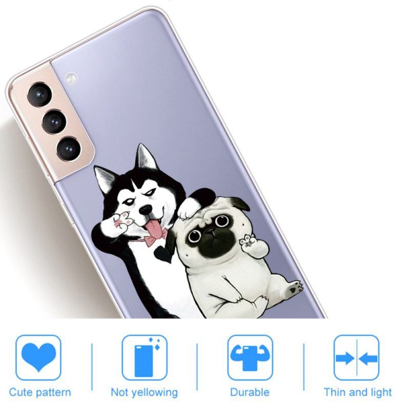 Handyhülle Für Samsung Galaxy S22 Plus 5G Lustige Hunde