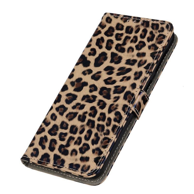 Lederhüllen Für Samsung Galaxy S22 Plus 5G Leopard