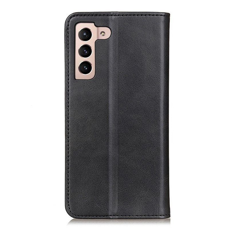 Schutzhülle Für Samsung Galaxy S22 Plus 5G Flip Case Elegantes Spaltleder