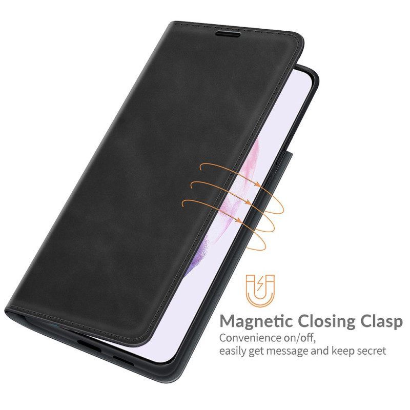 Schutzhülle Für Samsung Galaxy S22 Plus 5G Flip Case Stil: Lederdesign