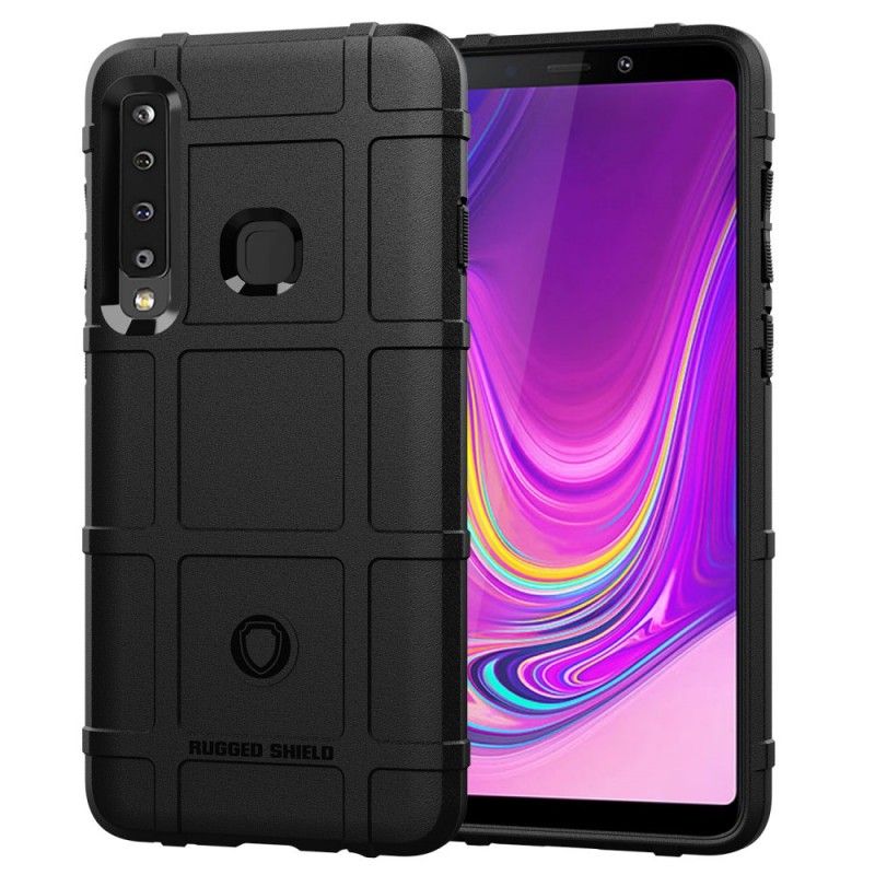 Hülle Samsung Galaxy A9 Schwarz Handyhülle Robuster Schild