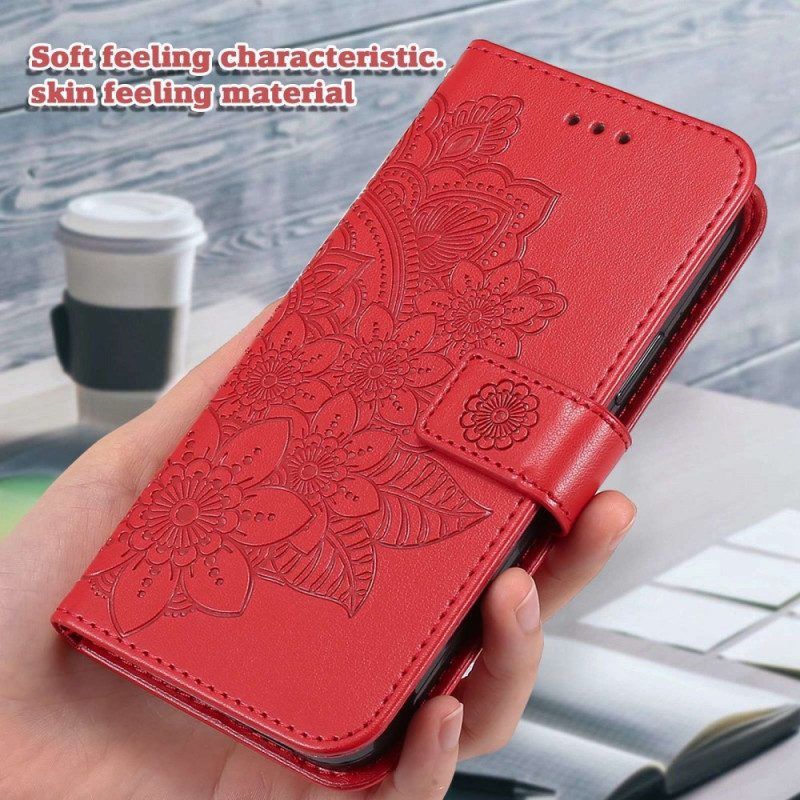 Flip Case Für Realme 9i Mandala-blumen