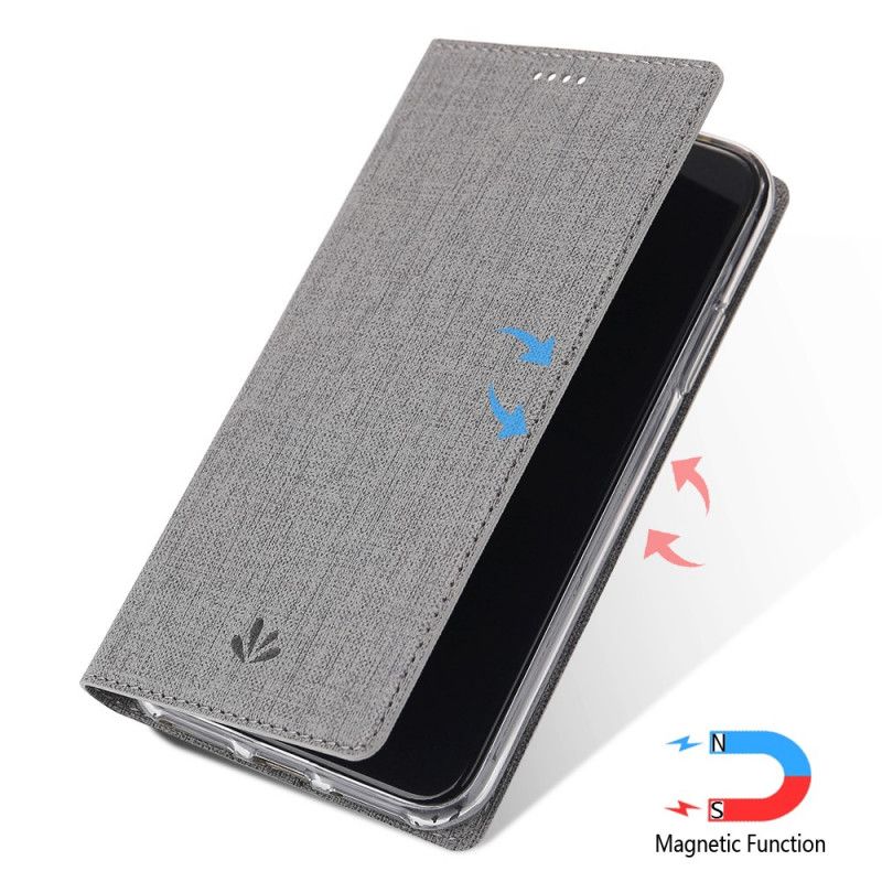 Flip Case OnePlus 7T Pro Schwarz Strukturiert