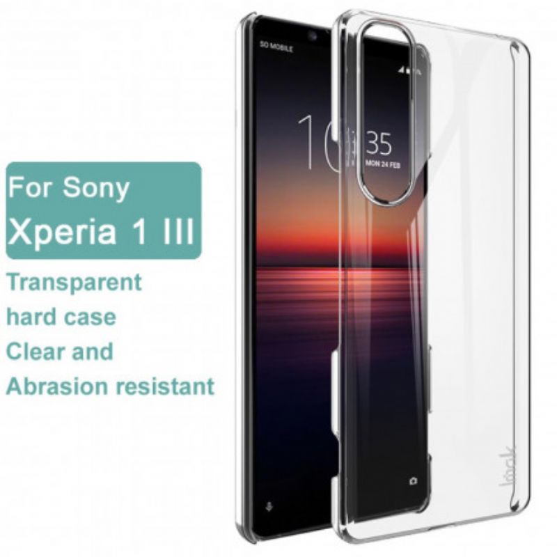 Hülle Für Sony Xperia 1 Iii Imak Transparenter Kristall