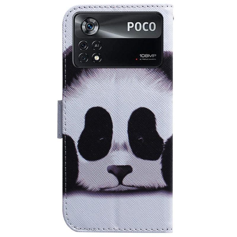 Lederhüllen Für Poco X4 Pro 5G Panda