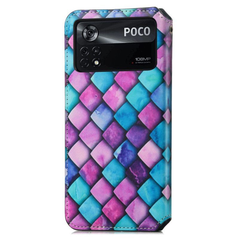 Schutzhülle Für Poco X4 Pro 5G Flip Case Caseneo Rfid-design