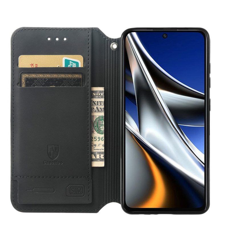 Schutzhülle Für Poco X4 Pro 5G Flip Case Caseneo Rfid-design