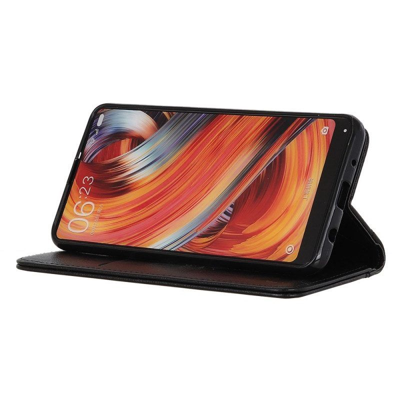 Schutzhülle Für Poco X4 Pro 5G Flip Case Spaltleder