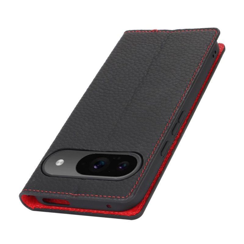 Flip Case Google Pixel 9 Litschi-textur Mit Schultergurt