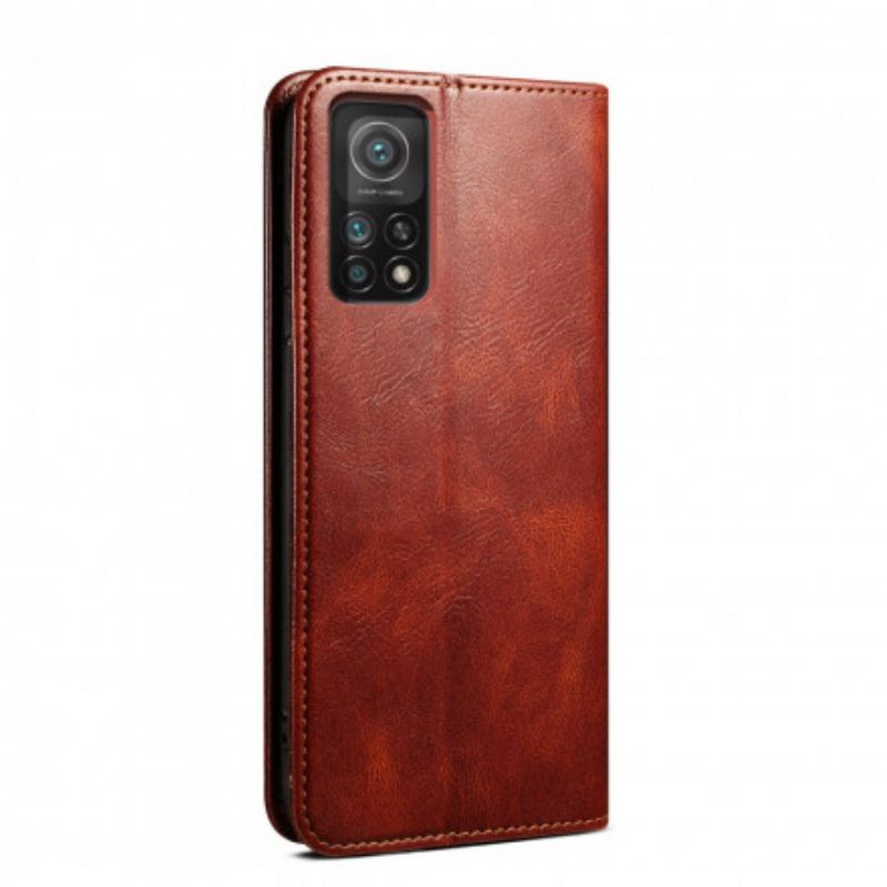 Flip Case Xiaomi Mi 11t / 11t Pro Gewachstes Kunstleder