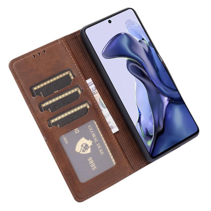 Lederhüllen Xiaomi Mi 11t / 11t Pro Handyhülle Kätzchen