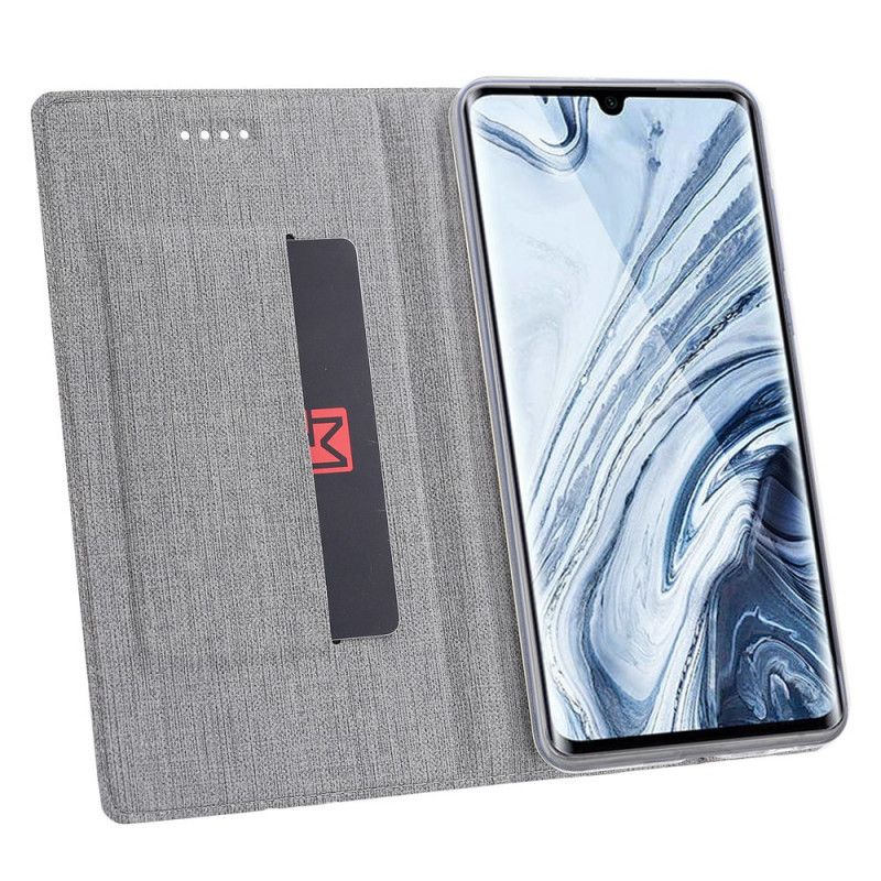 Flip Case Xiaomi Mi Note 10 / 10 Pro Schwarz Strukturiert