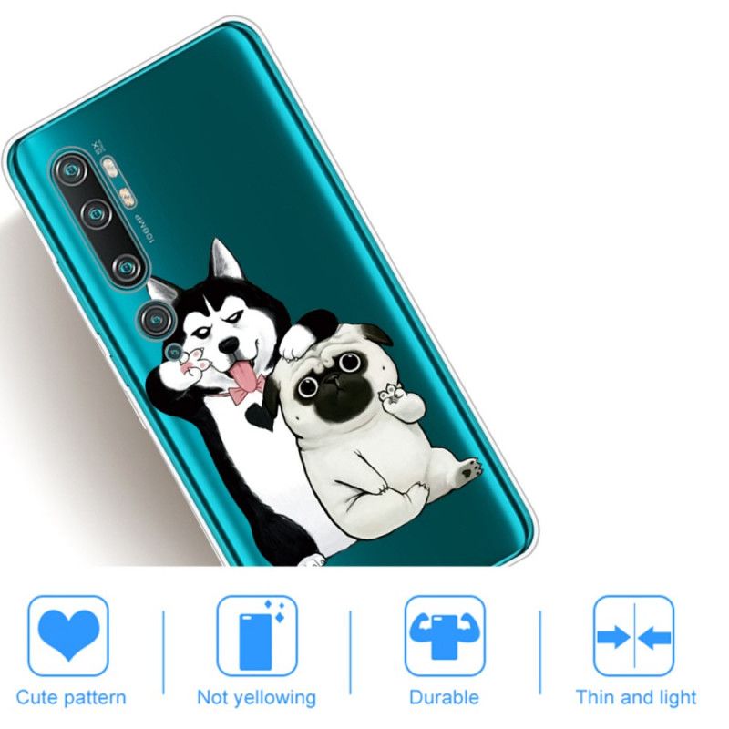 Hülle Xiaomi Mi Note 10 / 10 Pro Lustige Hunde