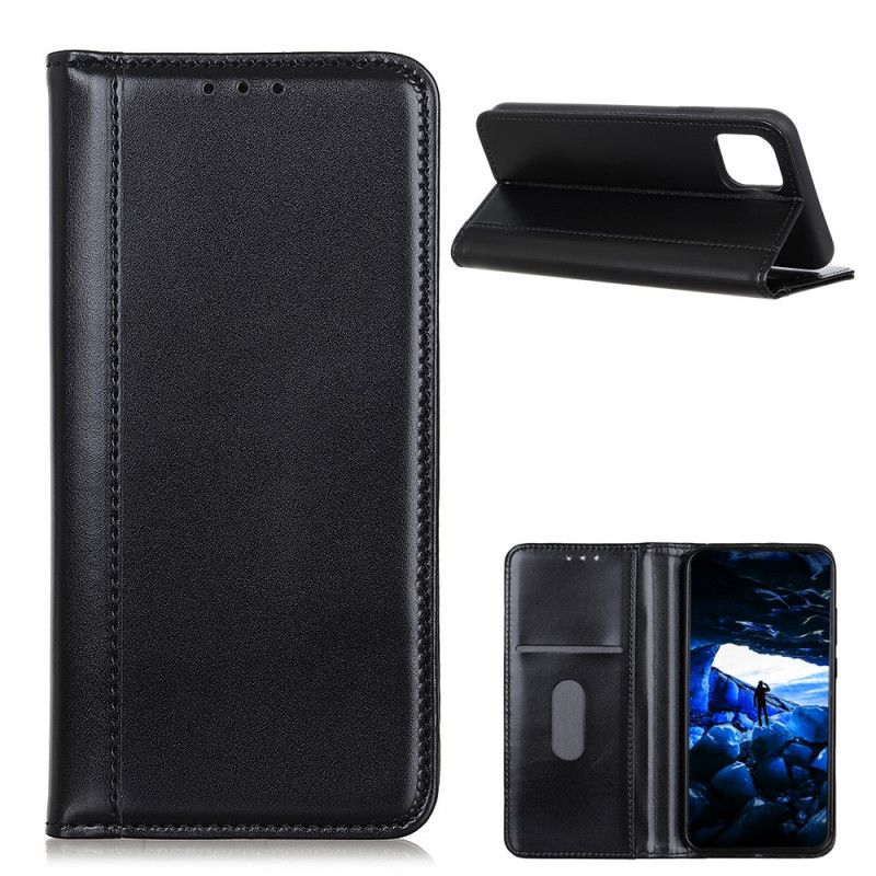 Flip Case Xiaomi Mi 11 Schwarz Geteilte Lederversion