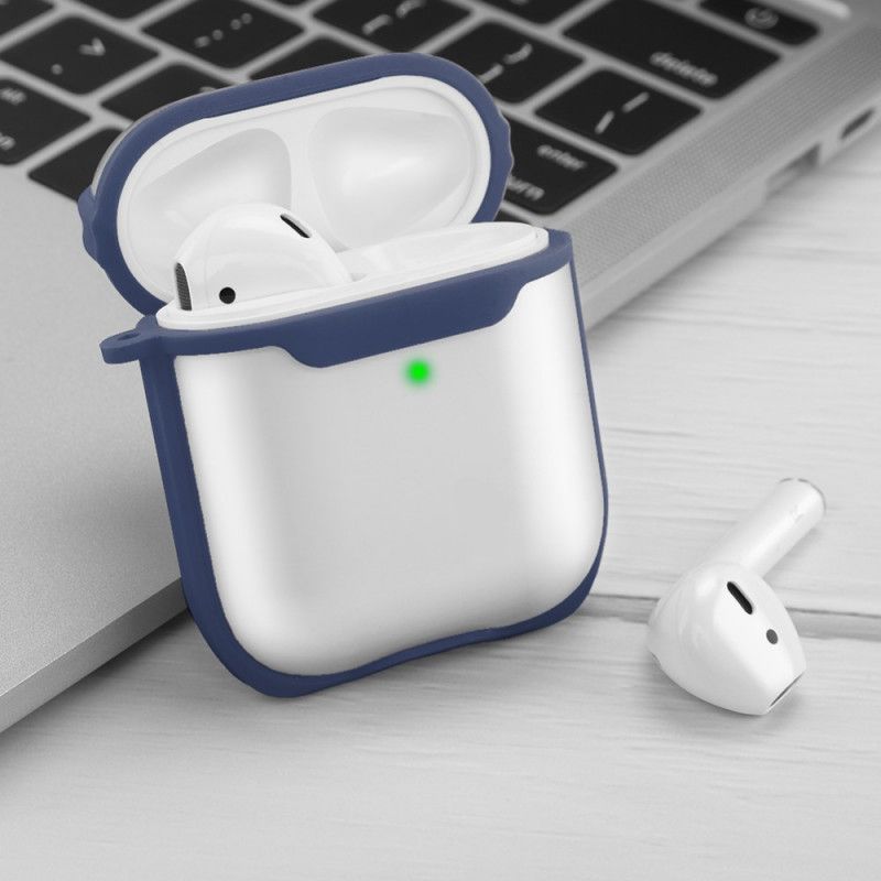 Hülle AirPods Schwarz Transparent Mattiert