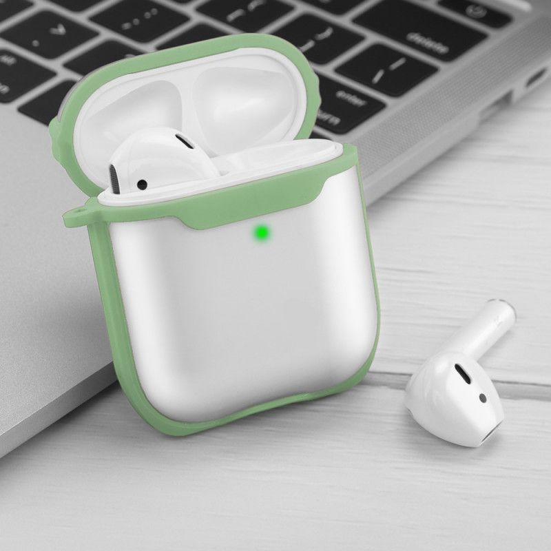 Hülle AirPods Schwarz Transparent Mattiert