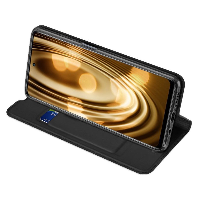 Flip Case Für Xiaomi Mi 10T Lite 5G / Redmi Note 9 Pro 5G Schwarz Dux Ducis