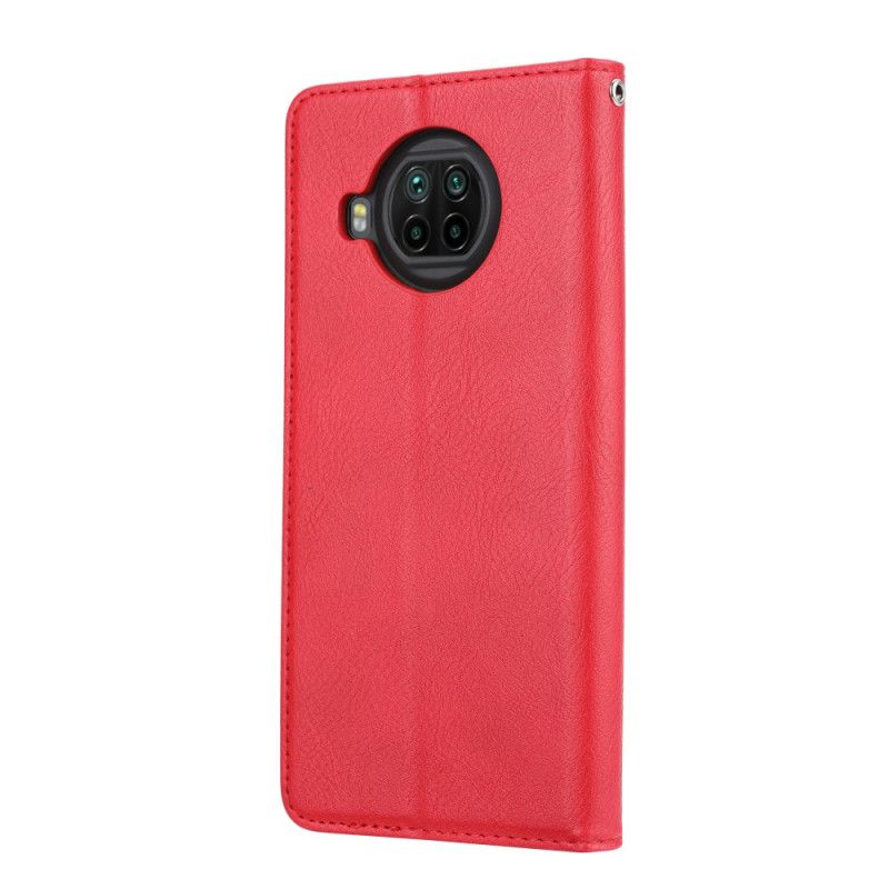 Flip Case Xiaomi Mi 10T Lite 5G / Redmi Note 9 Pro 5G Schwarz Handyhülle Karteninhaber