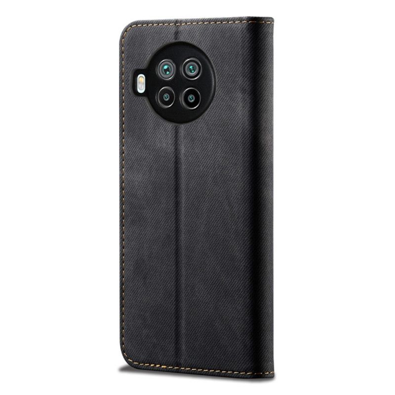 Flip Case Xiaomi Mi 10T Lite 5G / Redmi Note 9 Pro 5G Schwarz Jeansstoff