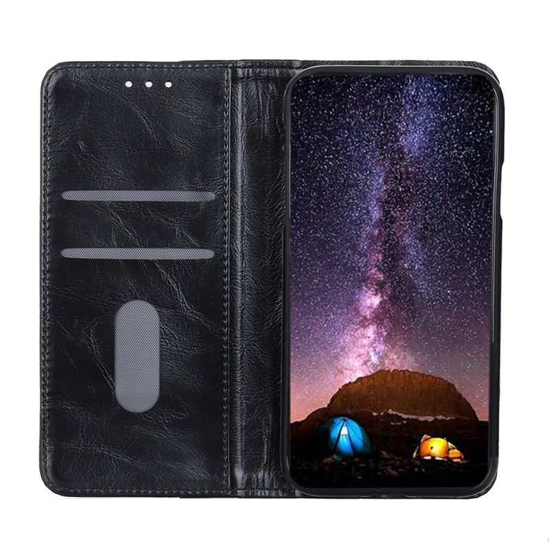 Flip Case Xiaomi Mi 10T Lite 5G / Redmi Note 9 Pro 5G Schwarz Ledernieten