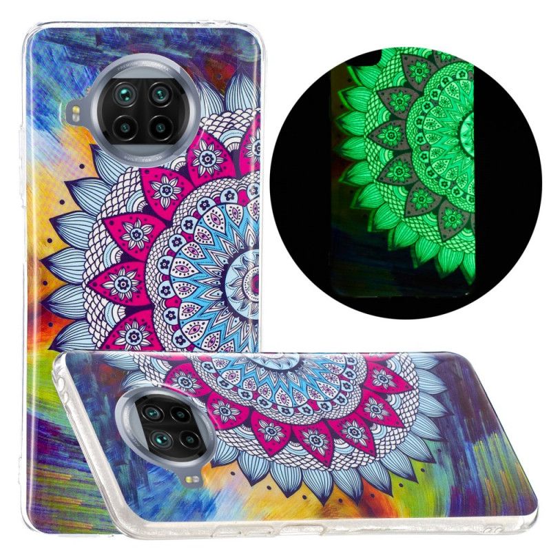 Hülle Xiaomi Mi 10T Lite 5G / Redmi Note 9 Pro 5G Handyhülle Fluoreszierendes Farbiges Mandala