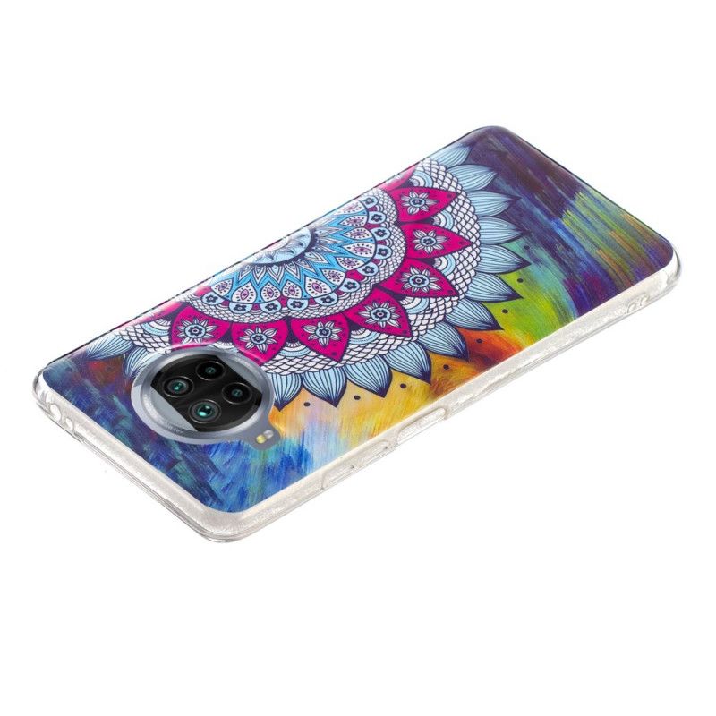 Hülle Xiaomi Mi 10T Lite 5G / Redmi Note 9 Pro 5G Handyhülle Fluoreszierendes Farbiges Mandala