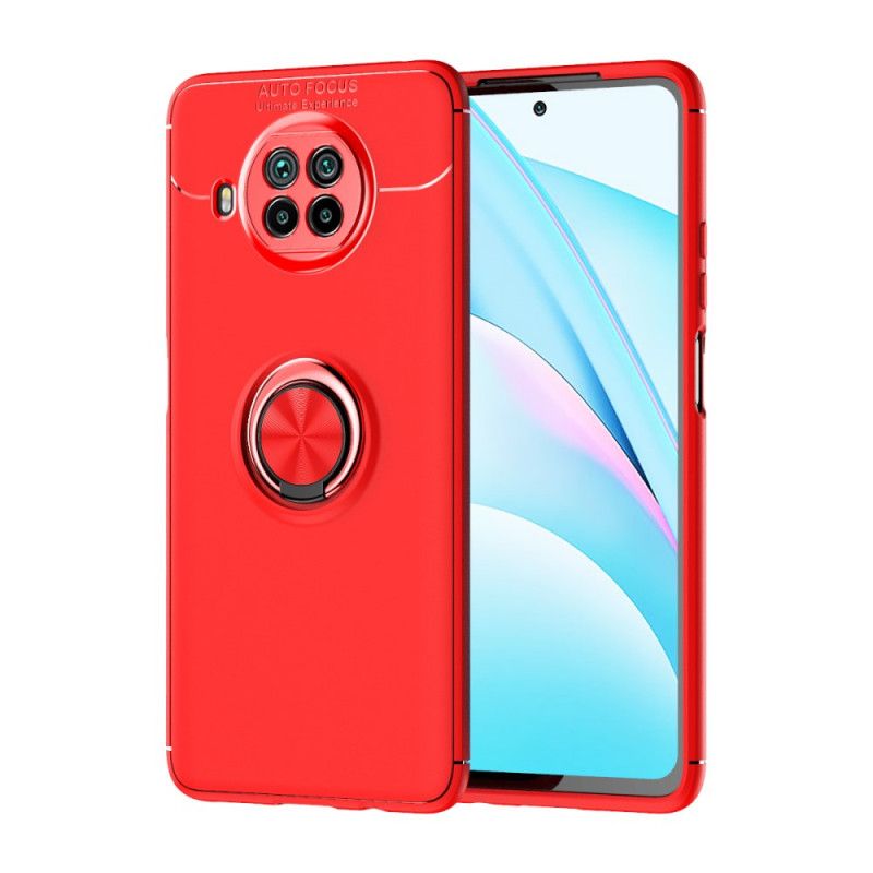 Hülle Xiaomi Mi 10T Lite 5G / Redmi Note 9 Pro 5G Schwarz Handyhülle Drehring