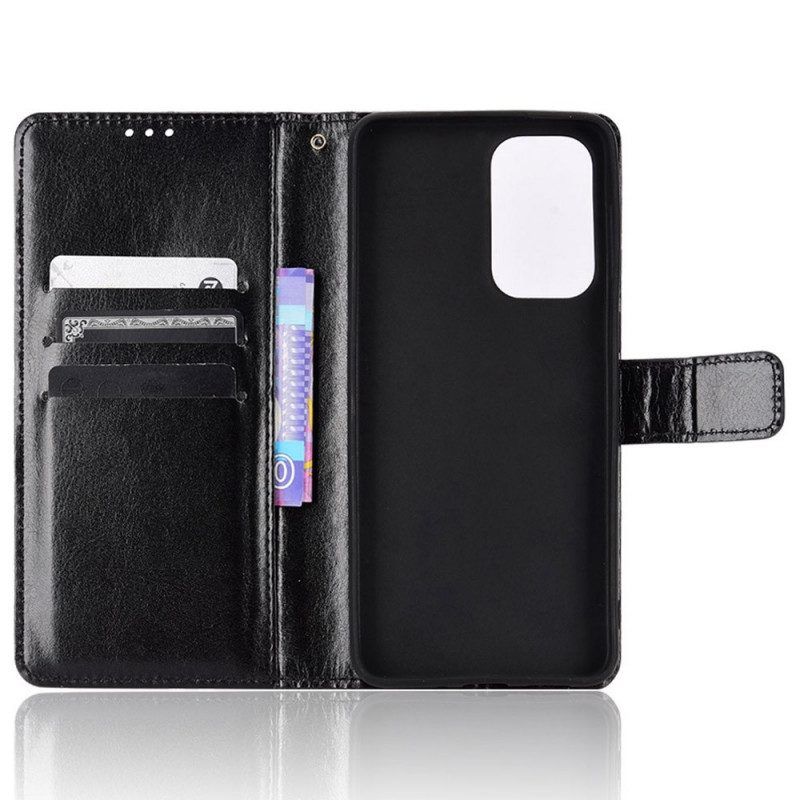 Flip Case Für Samsung Galaxy M23 5G Auffälliges Kunstleder