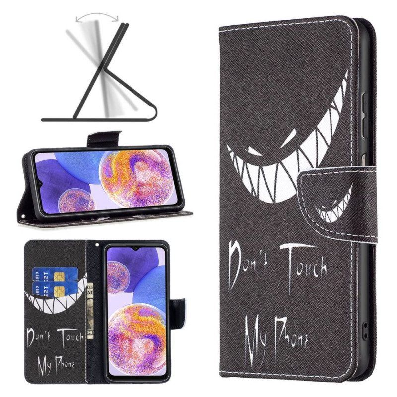 Flip Case Für Samsung Galaxy M23 5G Böses Telefon