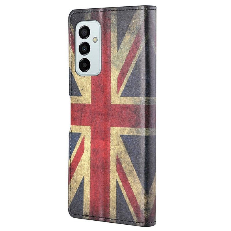 Flip Case Für Samsung Galaxy M23 5G Englische Flagge