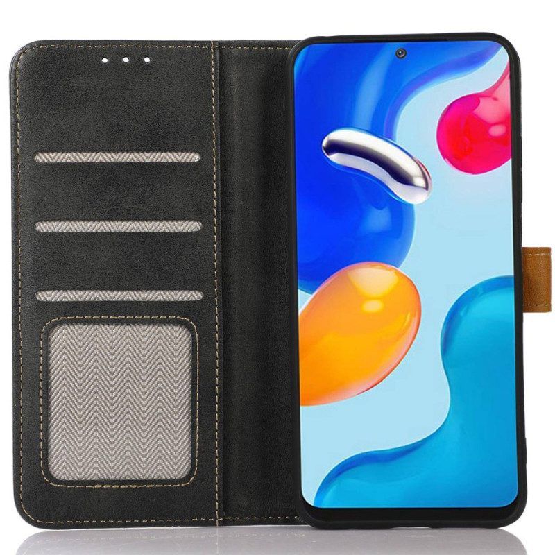 Flip Case Für Samsung Galaxy M23 5G Gurtband