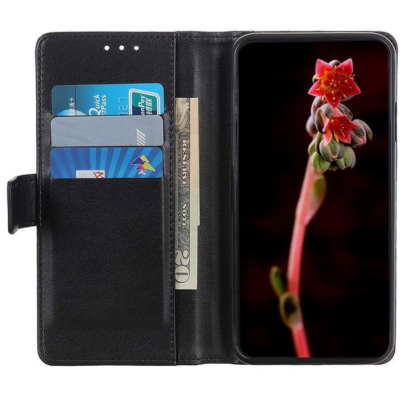 Flip Case Für Samsung Galaxy M23 5G Leder-styling