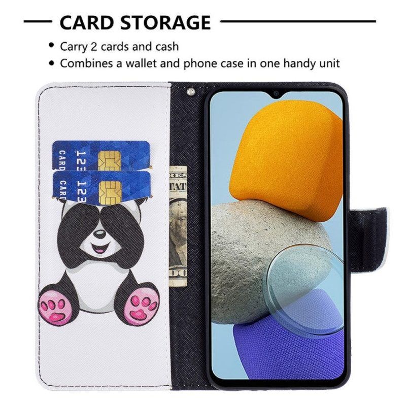 Flip Case Für Samsung Galaxy M23 5G Panda