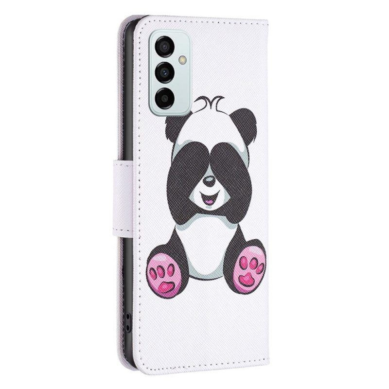 Flip Case Für Samsung Galaxy M23 5G Panda