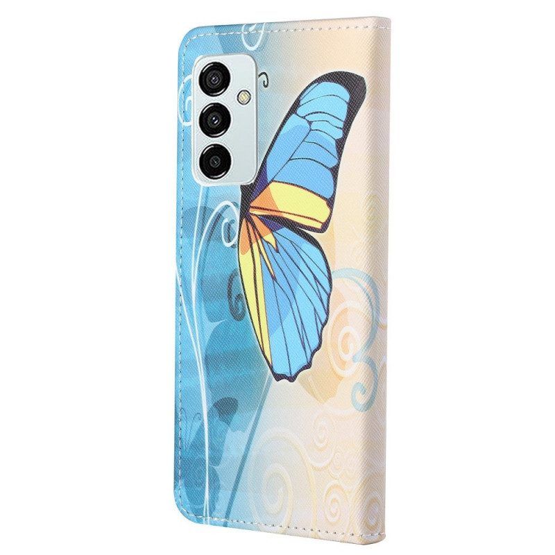 Flip Case Für Samsung Galaxy M23 5G Schmetterling