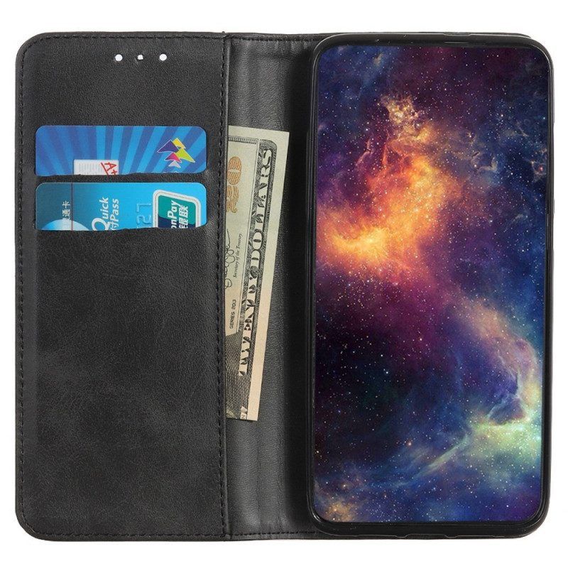 Flip Case Für Samsung Galaxy M23 5G Spaltleder