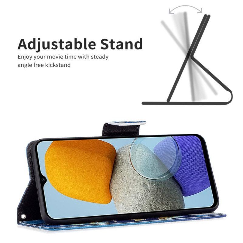 Flip Case Für Samsung Galaxy M23 5G Wunderschöne Schmetterlinge