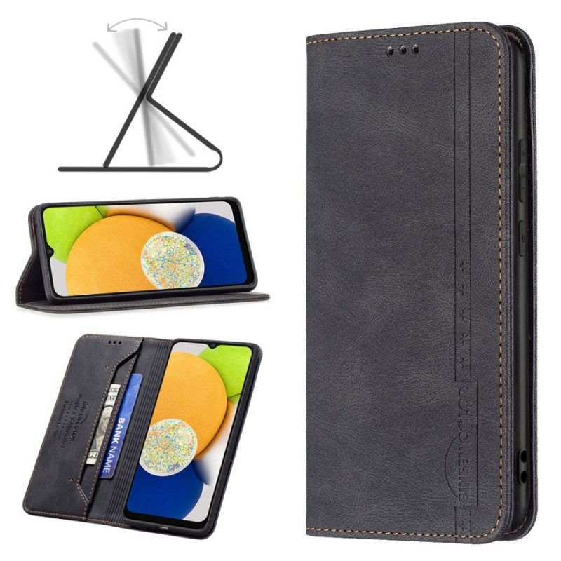 Schutzhülle Für Samsung Galaxy M23 5G Flip Case Binfen Color Rfid-ledereffekt