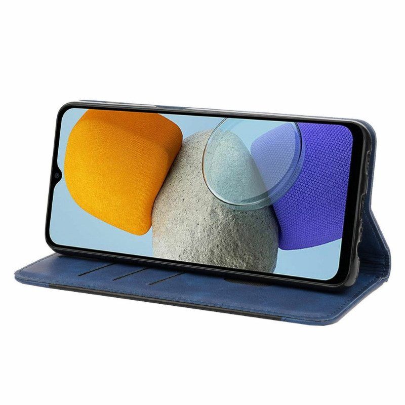 Schutzhülle Für Samsung Galaxy M23 5G Flip Case Zweifarbige Signatur