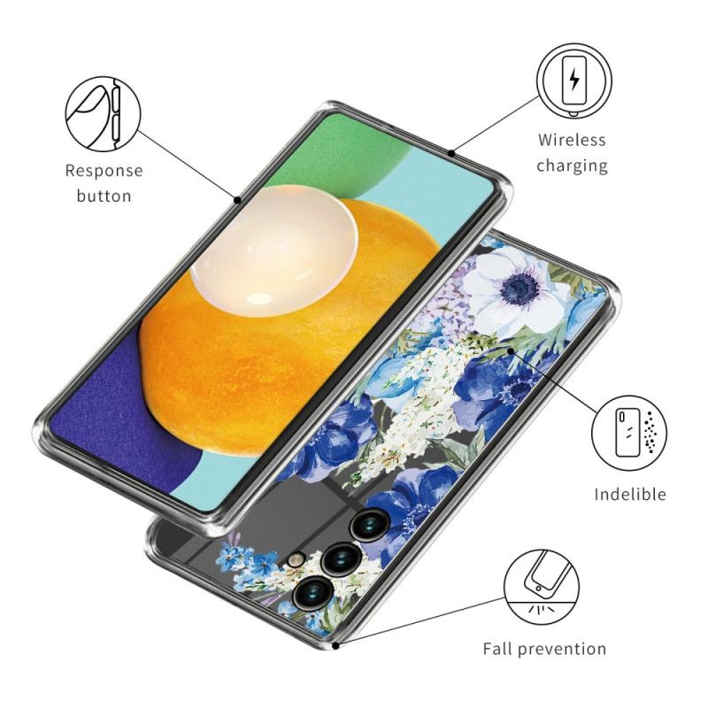 Hülle Samsung Galaxy A15 Handyhülle Blumen